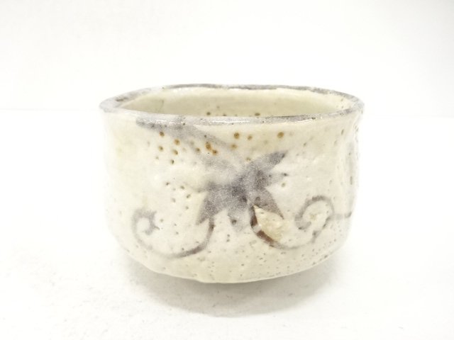 JAPANESE COLLECTIBLE / SHIGEZO YAMAGUCHI E-SHINO TEA BOWL